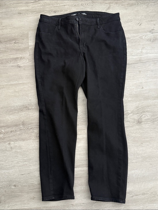 Old Navy Denim - Old Navy Women’s High Rise WOW Straight Ankle Jeans, Size 16 Short, Black